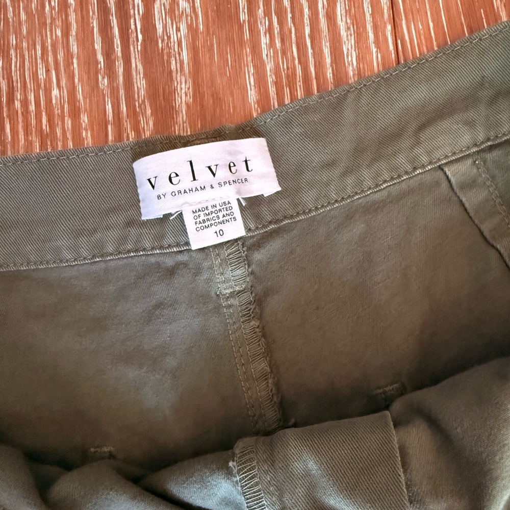 Velvet by Graham & Spencer Brylie Sanded Twill Utility Pant NWOT - Picture 8 of 9